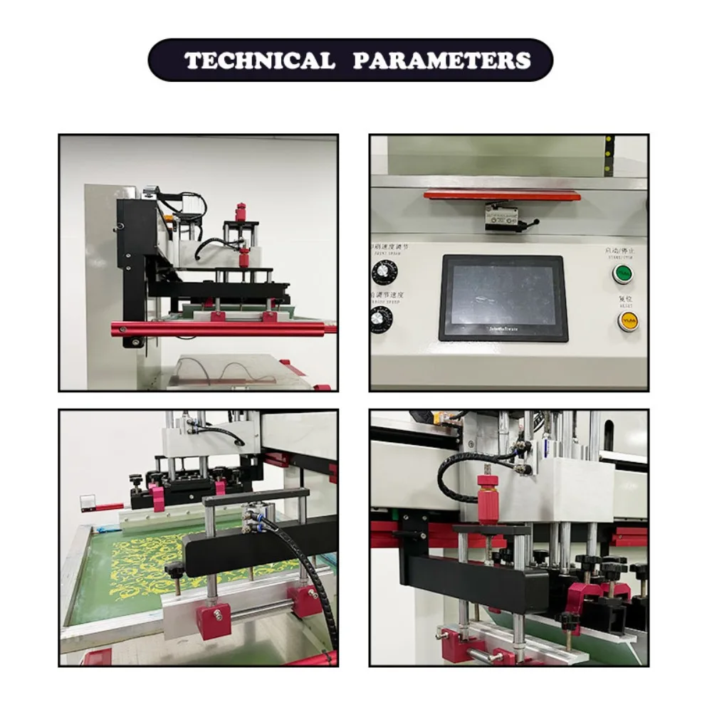 Automatic Large Format Vacuum Pneumatic Flatbed Digital Silk Screen Printing Machine 500x700mm Print Area 1 Year Warranty Hotels