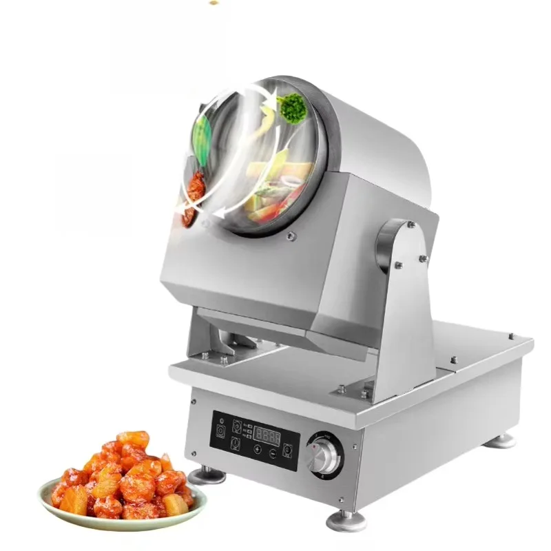Commercial Catering  Automatic Rotating Stir Fry Machine Multifunctional Fried Rice Robot Wok Chef Cooker Cooking Equipment