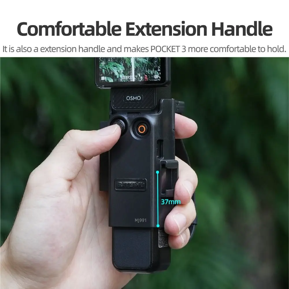 

Набор магнитных держателей для телефона 2-в-1, стабильный расширительный кронштейн с защитой от падения, адаптер с ремешком на запястье для DJI Osmo Pocket 3