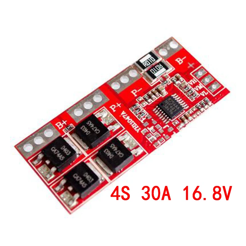 1S 2S 3S 4S 3A 20A 30A Li-Ion Lithium Batterij 18650 Charger Pcb Bms Bescherming Boord voor Boor Motor Lipo Mobiele Module 5S 6S