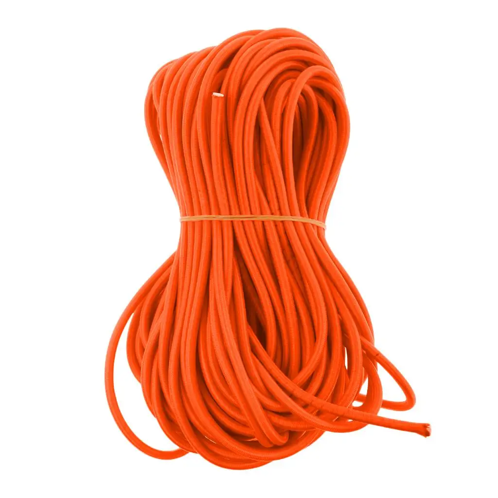 

4mm Bungee Shock Cord Kayaks Trailers Tie Down 0.5/ 2/ 20/ 30/ 50/ 75 Meters