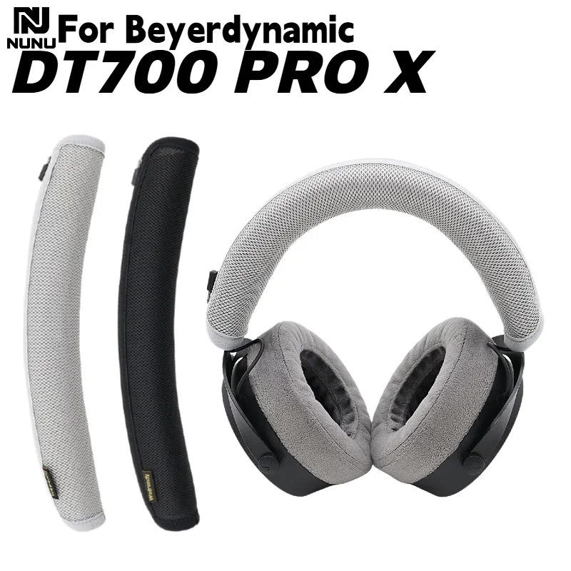 

NUNU Comfortable Zipper head beam protective cover For Beyerdynamic DT700 PRO X Headphones Head Beam Sleeve Cover