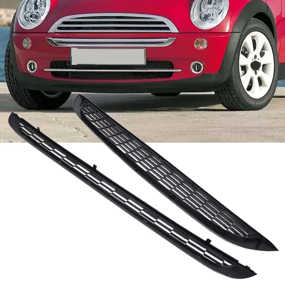 

2 шт. решетка переднего бампера автомобиля сетчатая решетка 51137026202 51137133847 51117127931 для Mini для Cooper S R50 R52 R53 2001-2006 внешний вид