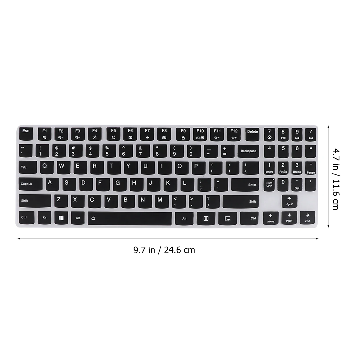 

3pcs 15.6 Inches Silicone Keyboard Protective Cover Compatible for Laptop R720 Black Easy to Clean Water Splash Protection