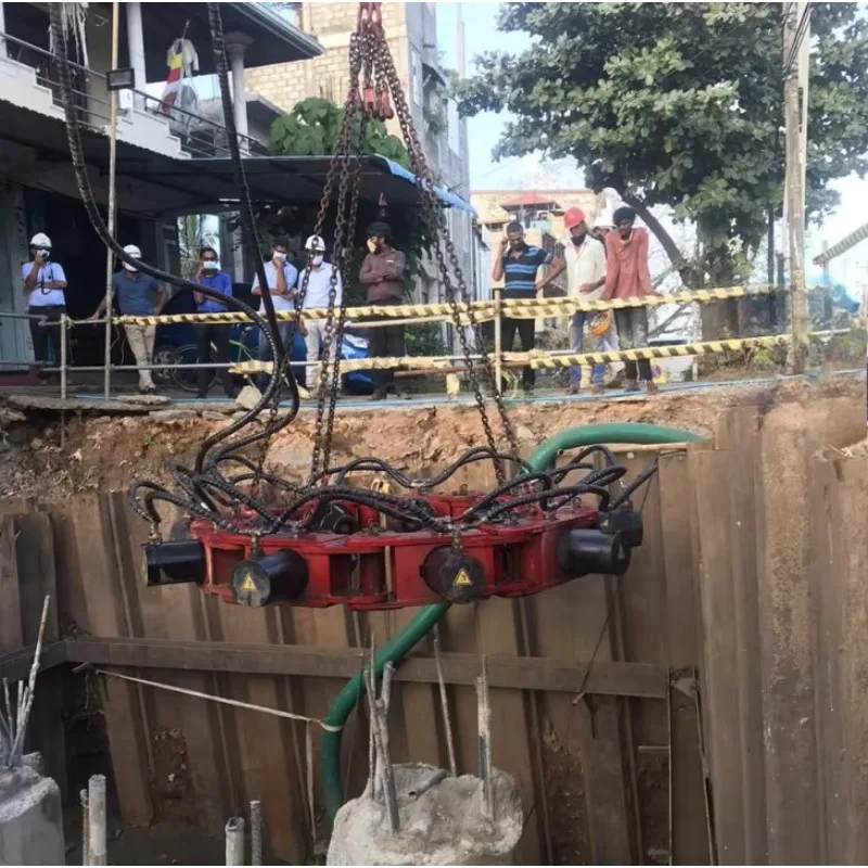 نموذج قاطع كومة هيدروليكية لآلة كسر كومة قطر أكوام الخرسانة المحفورة