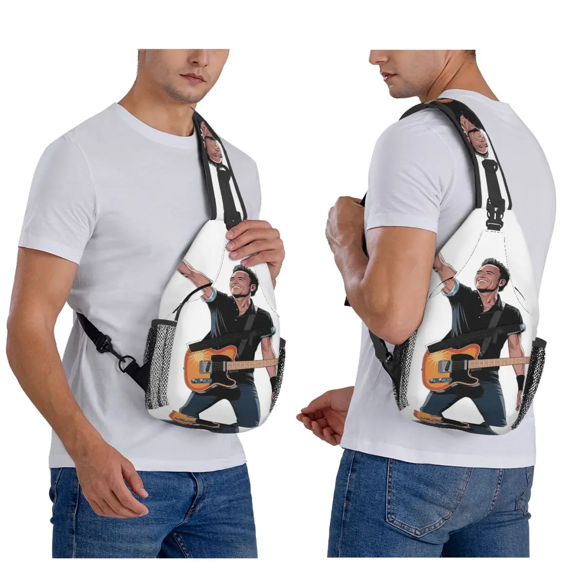 

Брюс Спрингстин с гитарой нагрудная сумка мужской слинг рюкзак через плечо нагрудная сумка дорожный походный рюкзак сумка на плечо