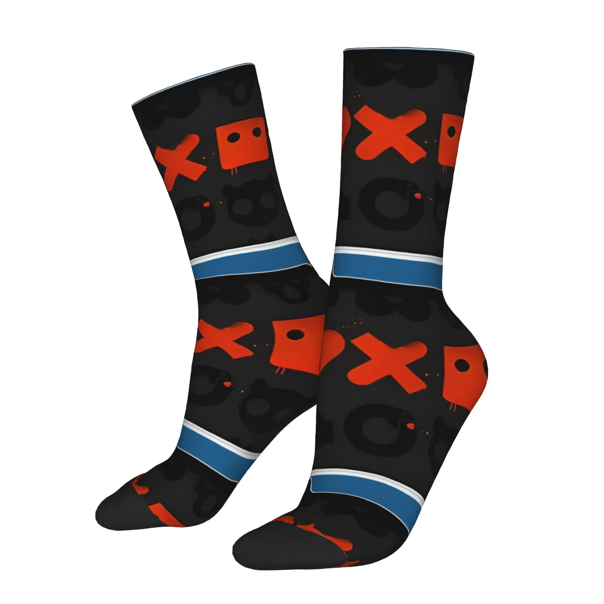 

Funny Sock lLove Death and Robots lLove Death Robots Fan AmMerch Rock Seamless Pattern Printed Men Socks Novelty Men's Sock