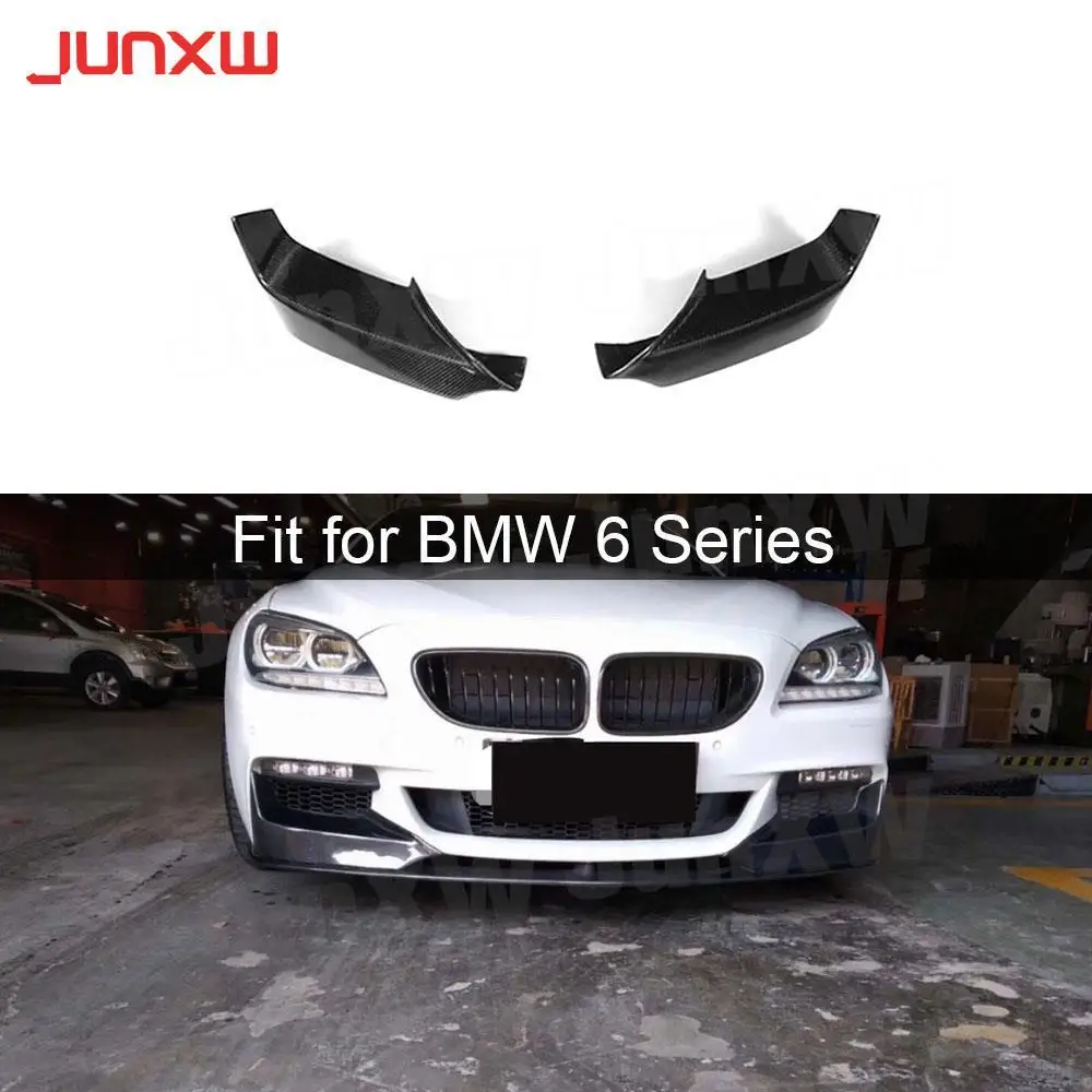 

Carbon Fiber /FRP Car Front Bumper Lip Splitters Flaps Cupwings for BMW 6 Series F06 F12 F13 M tech M sport 2012 - 2016 Spoiler