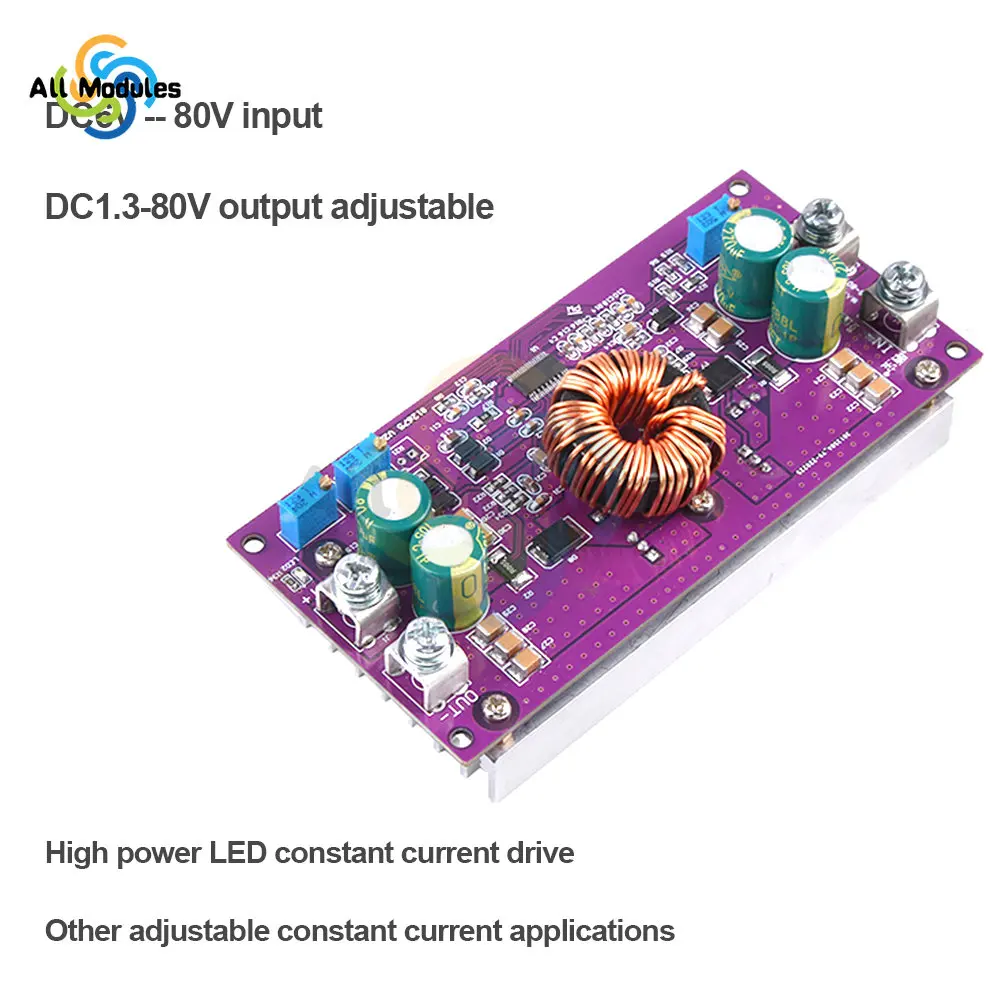 250W Solar MPPT CC CV Charging Setp Up / Step Down Module LT8705 20A Automatic Buck-Boost Adjustable Voltage Regulator