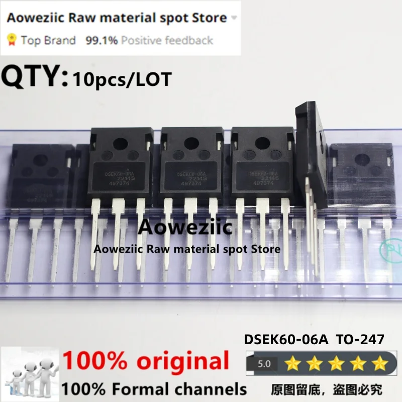 

Aoweziic 2018+ 100% New Imported Original DSEC16-06A DSEK60-02A DSEK60-06A TO-247 High Power MOSFET