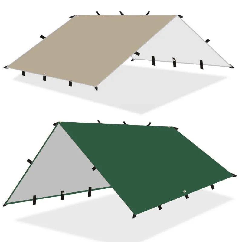 4x3m 3x3m Camping Automobile Travel Tent Sunshade Waterproof Tarp Ultralight Beach Tent Sun Shelter Folding Outdoor Awnings