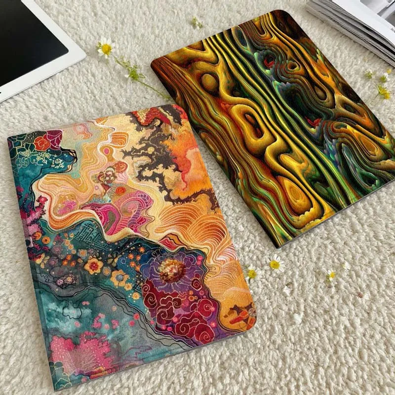 

Colorful Abstract Pattern Art Tablet Case For Xiaomi Redmi Mini Pad SE K 2 4 5 6 7 8 2023 2025 11 8.8 11.2 10.1 Pro Gift