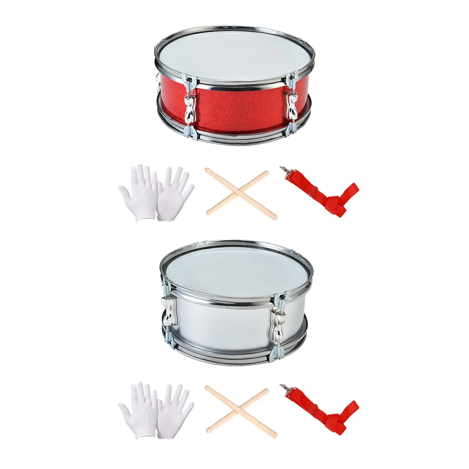 11inch Snare Drum Lightweight with Drumsticks Professional Musical Instruments