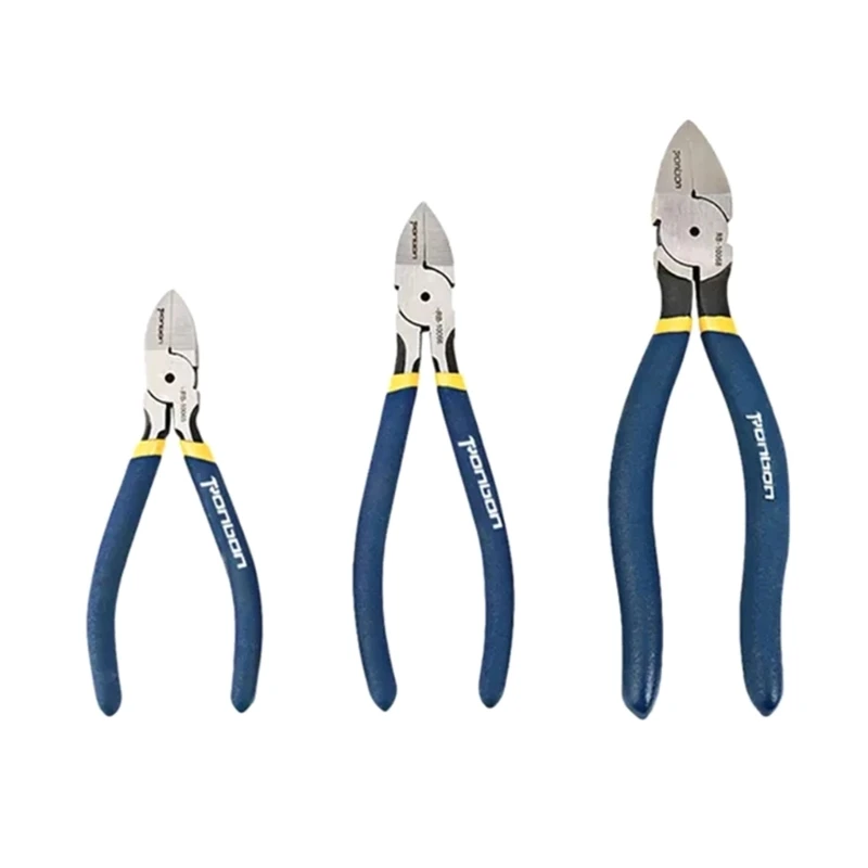 

M17D Diagonal Cutting Pliers DIY Wire Cutters Electricians Repair Hand Tool HRC58±2 Hardness Wire Cutters Electronics Plier