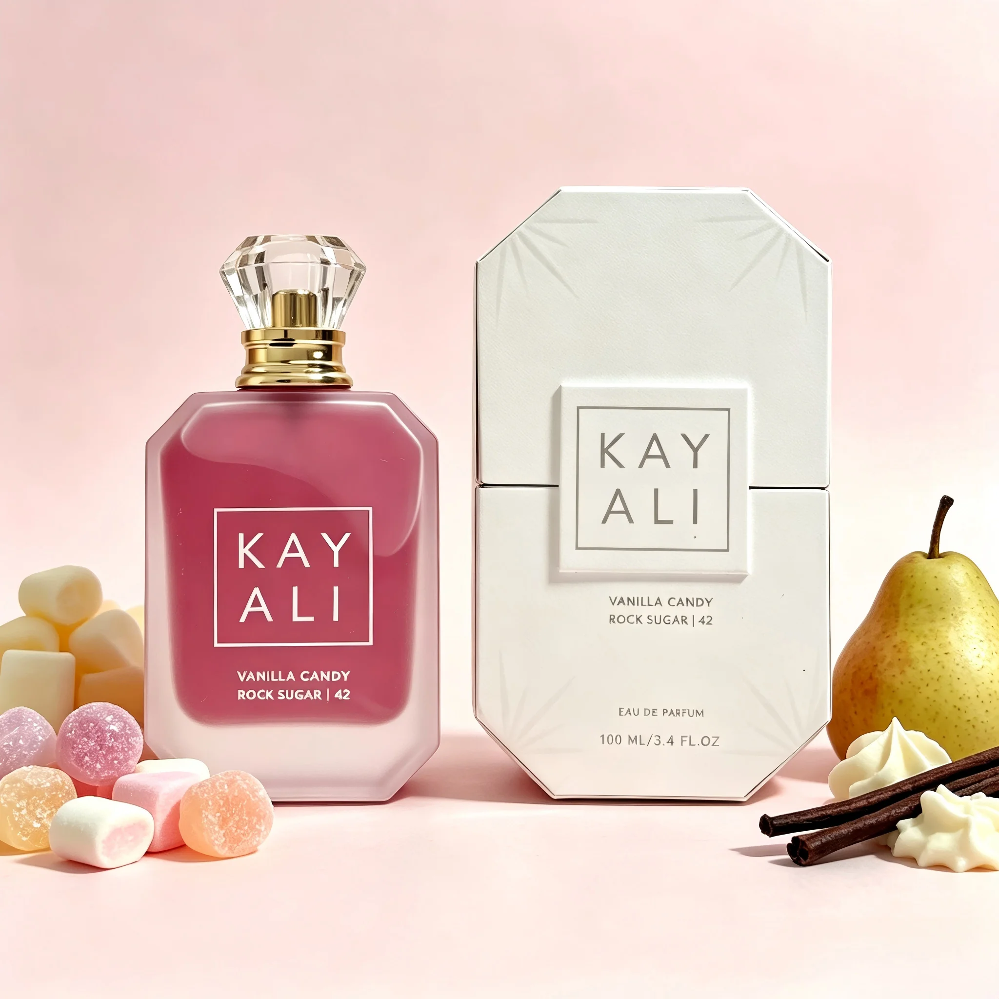 Vanilla Candy Rock Sugar 42 Eau de Parfum 100ml Parfum sucré longue durée pour femmes