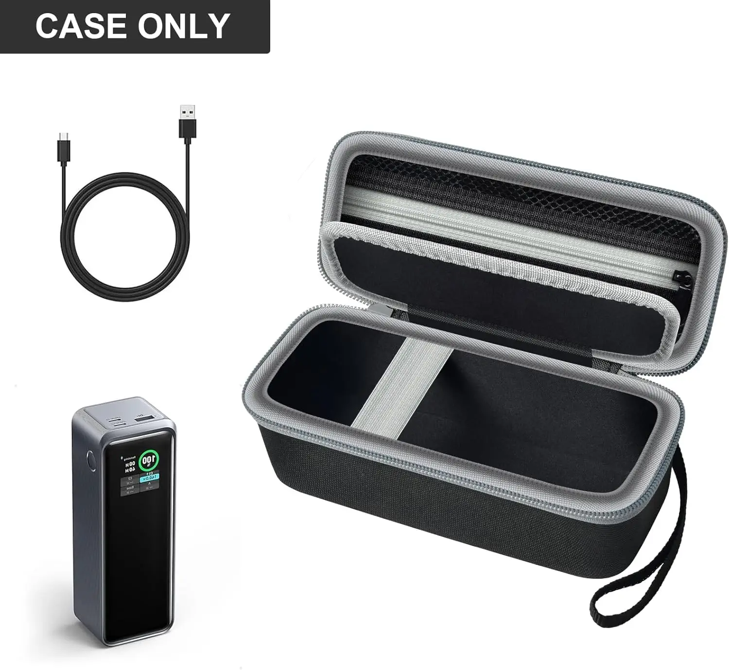 (Box Only) Case Compatible with Anker Prime Power Bank 27,650mAh 3-Port 250W Portable Charger, Battery Charging  Case