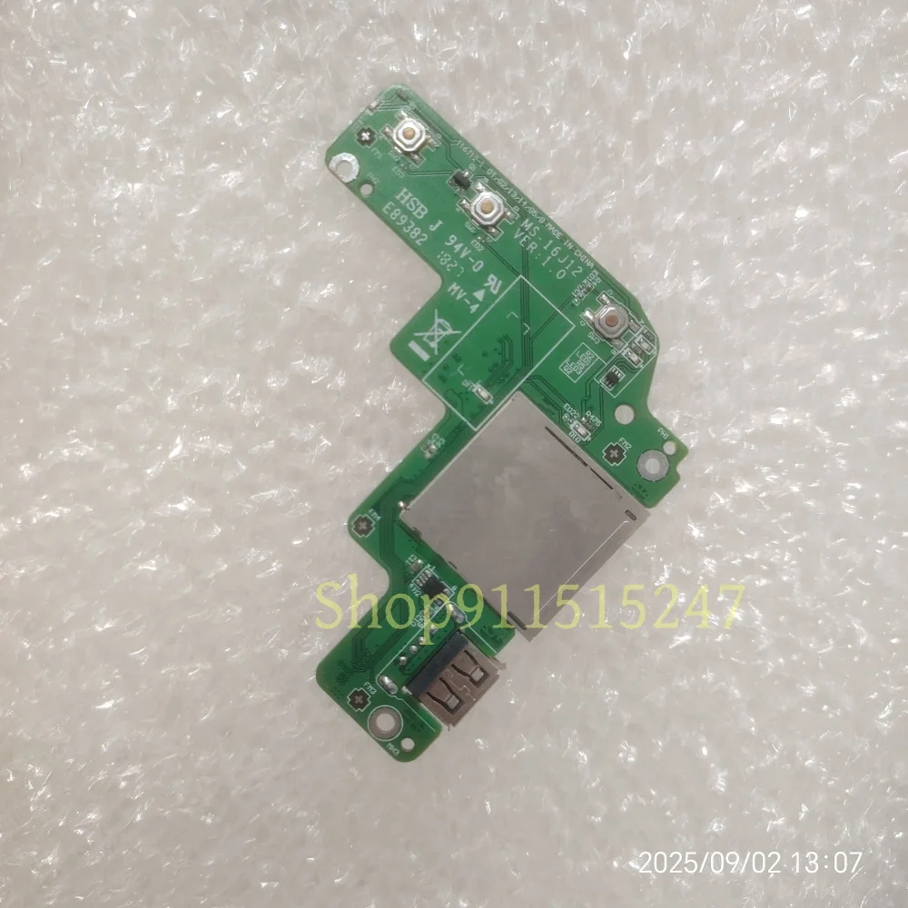 For MSI GE72 GE62 GE72 GL62 GP62 GP72 MS-16J1 Laptop USB Read Card Communication Button Board MS-16J12 VER 1.0 100% Perfect Work