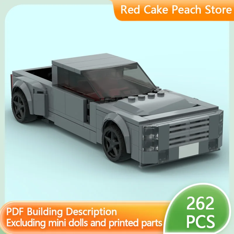 سرعة سباق السيارات نموذج MOC قوالب بناء F350 الفاخرة شاحنة صغيرة وحدات التكنولوجيا الأطفال هدايا العيد تجميع اللعب دعوى