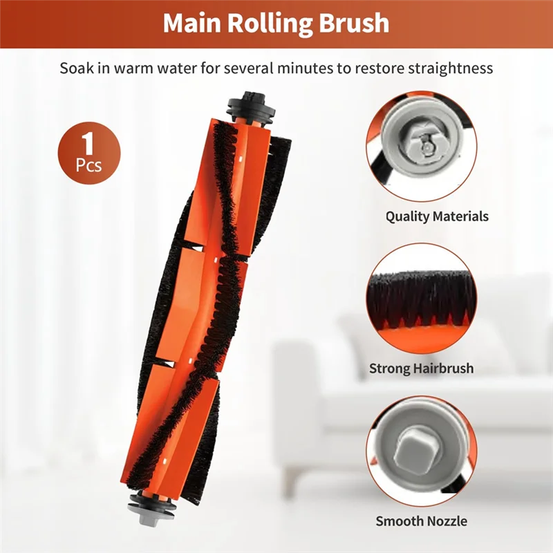 A24P Spazzola per filtro Mop Pad Kit di accessori per sacchetti per la polvere per parti di ricambio per aspirapolvere robot Dreame D10 Plus