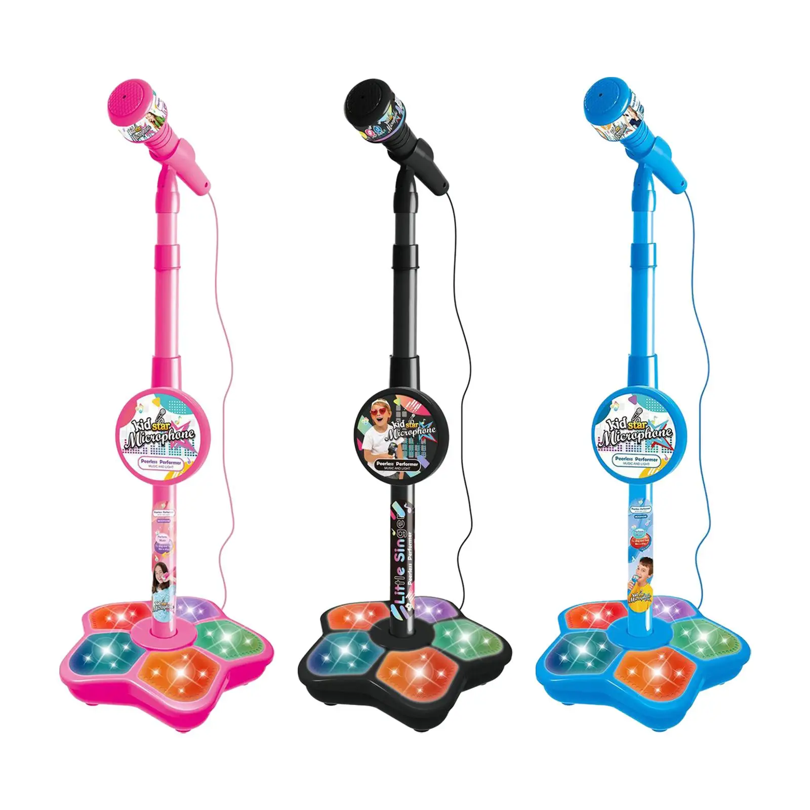 Kids Karaoke Machine Music Toys Kids Microphone and Stand for Boys Girls