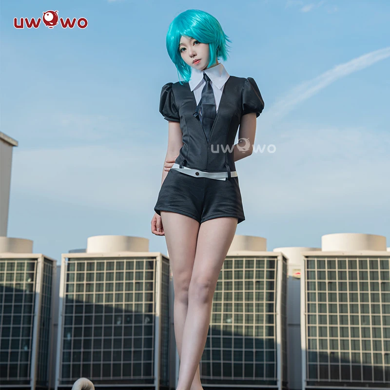 UWOWO Collab Series: Manga Phosphophyllitee Cosplay Costume Full Set Role Play Outfits Halloween