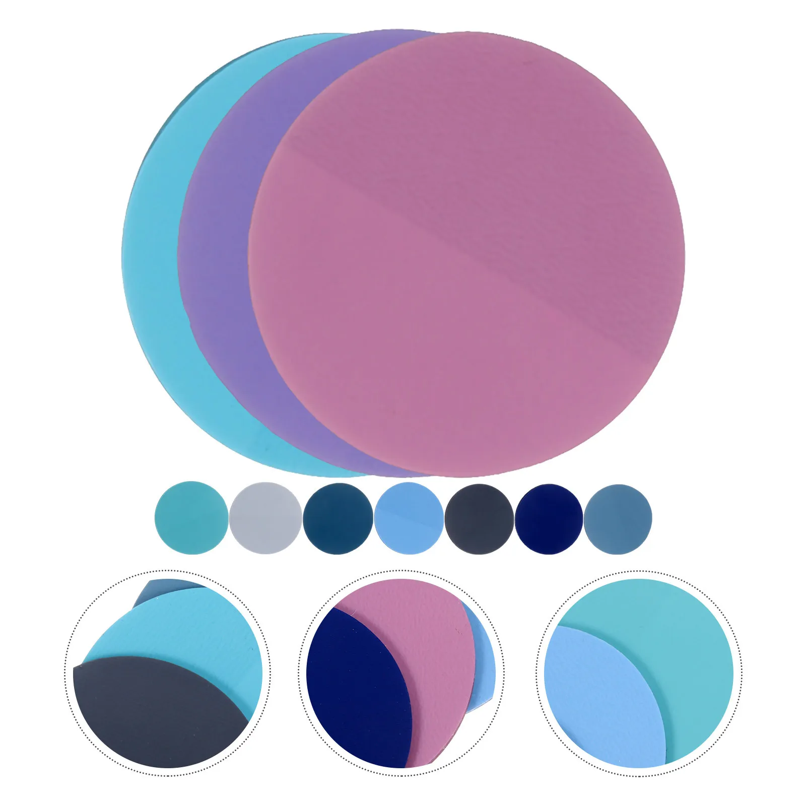 10 قطعة تسميات مستديرة علامات تبويب ملاحظات ملونة للقراءة والدراسة لوازم مكتبية مريحة وموثوقة علامات تبويب كتب شفافة
