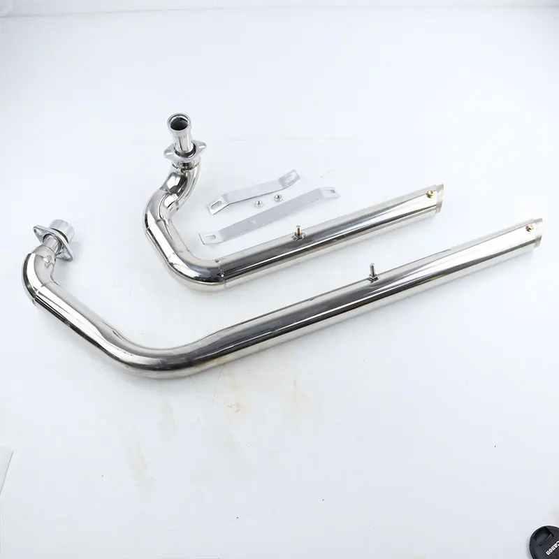 For Yamaha Virago XV400 XV535 Motorcycle Exhaust Pipe Stainless Fit XV 535 XV 400 Steel Full Muffler System Silencers