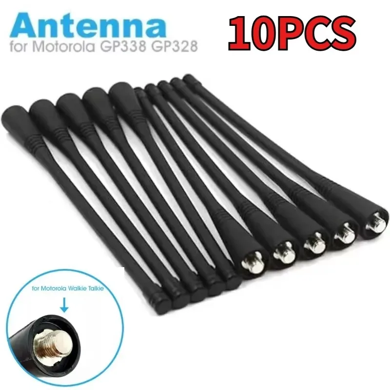 

10PC Walkie Talkie UHF 400-470mhz Flexible Antenna for Motorola GP328 GP300 GP88 GP340 GP68 GP2000 HT750 EP450 CP200 Soft Antenn