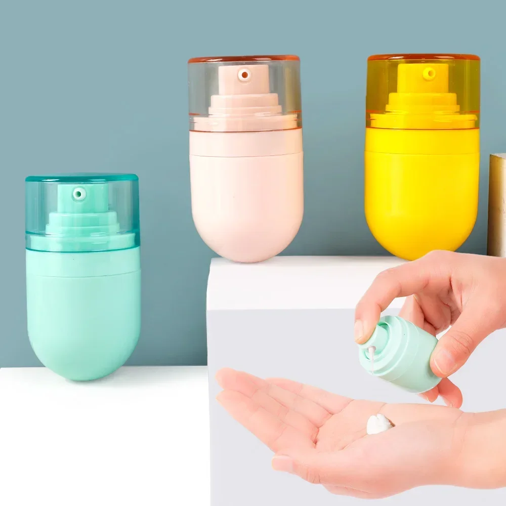 空の詰め替え可能なボトル,ふた付きボトル,プラスチック製,化粧品用,空の詰め替え可能なボトル,フェイスローション,15ml, 30ml, 50ml