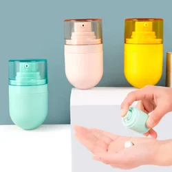 15ml 30ml 50ml Plastic Upside Down Skincare Cosmetic Packaging Empty Refillable Bottle  Face Cream Lotion Airless Pump Bottle