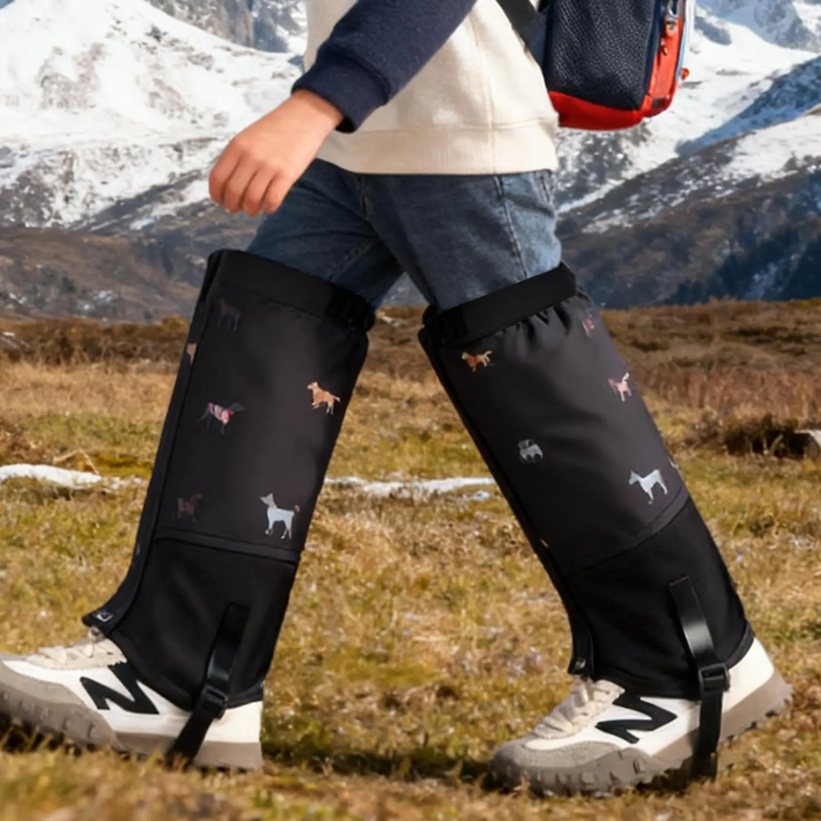 

Hiking Gaiters Waterproof Non-Slip Covers Children Hiking Snow Leg Gaiters For Boys Girls Youth Climbing Motorcycling