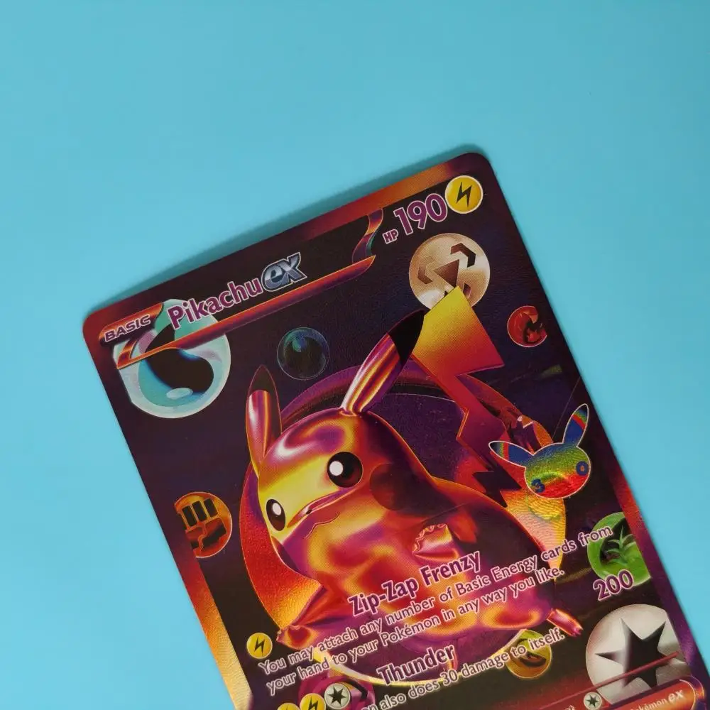 Selbstgemachte TCG-Sammelkarte 30C/MEP 30th Anniversary Seltene Karte Umbreon Espeon Mew EX Holo Englische PKM-Karten – Detail 6