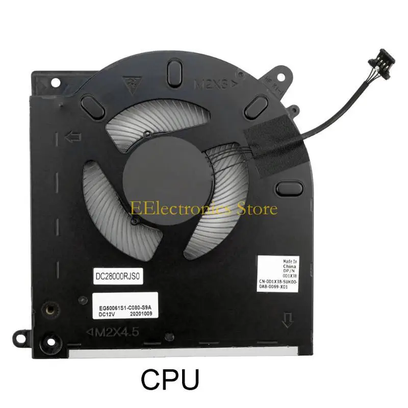 B03C CPU Cooler CPU GPU Fan para M15 Computador