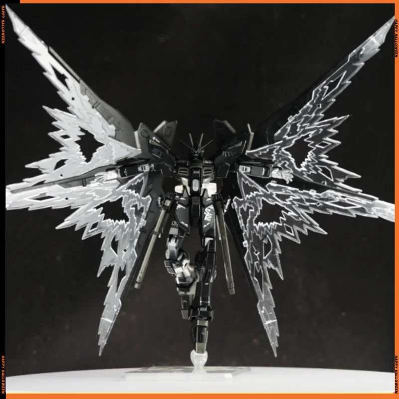 Gaoke HG 1/144 Model Kit Strike Freedom Midnight Color With Wing Of Light Assembly Action Figures Customized Plastic Model Toy