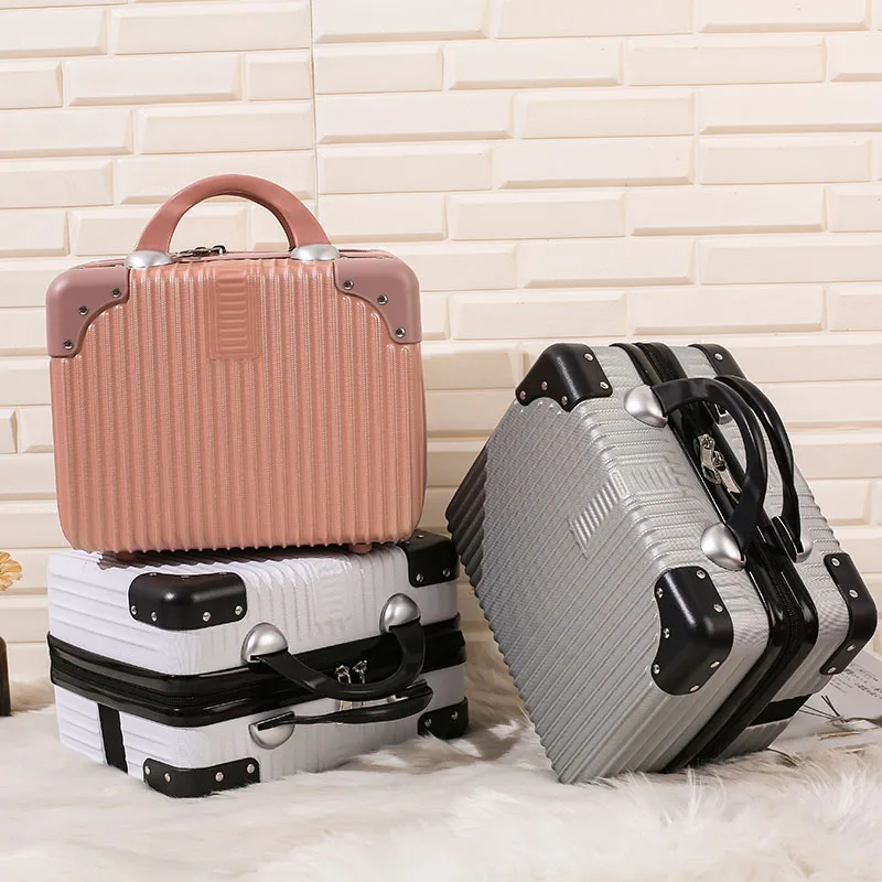 14 "portable makeup bag Makeup case Sweet wind carry-on luggage travel large capacity