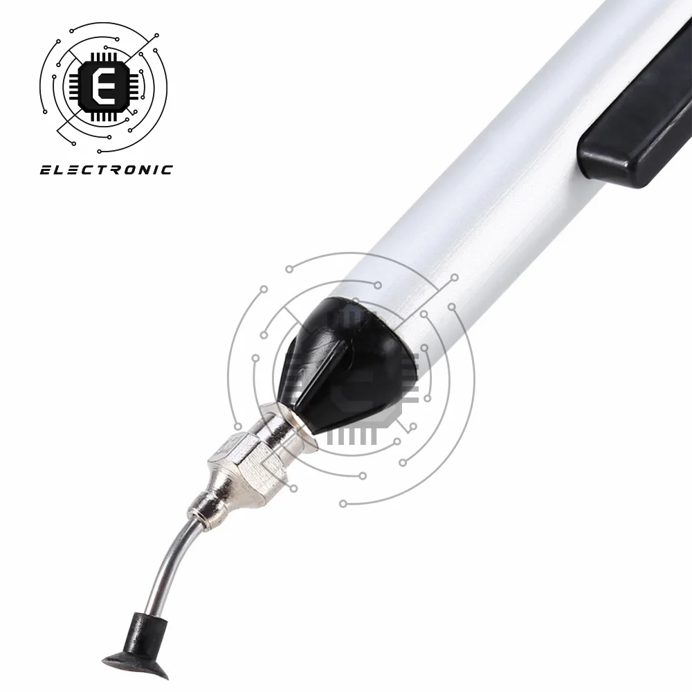 IC SMD Vacuum Sucking Suction Pen Remover Sucker Pump IC SMD Tweezer Pick Up Tool Solder Desoldering with 3 Suction Head