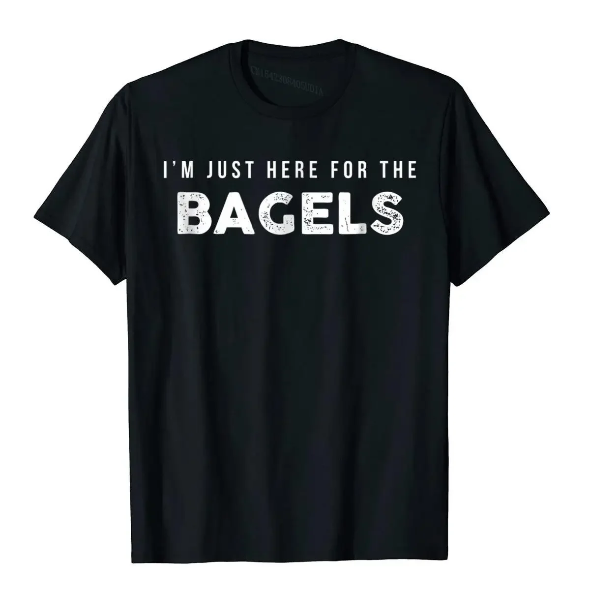 Funny Shirt Just Here For The Bagels Cute Gift New Coming Men T Shirt Cotton Tops Tees Street Harajuku Camisas