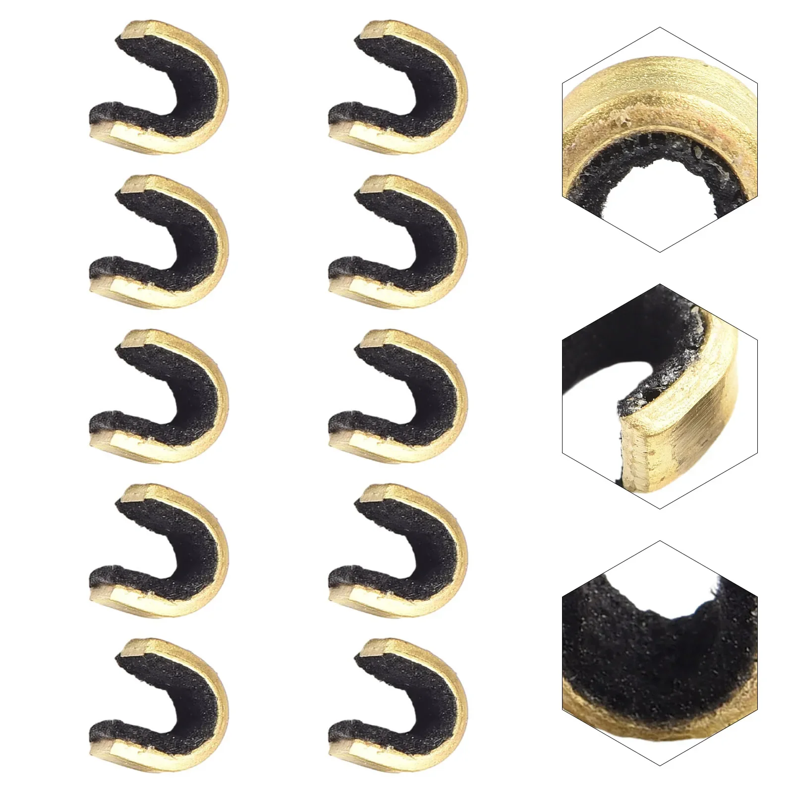 New Style High Quality Practical To Use Copper Buckle Copper Buckle 4.9g Nock Nocking Small Medium String Recurve