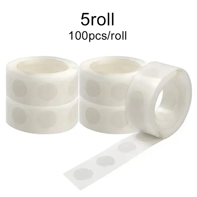 Balloon Glue Dot Adhesive Point Tape Double Sided Clear Sticky Glue Sticker Balloons Stand Arch attach balloon to ceiling or wal - Detail 1