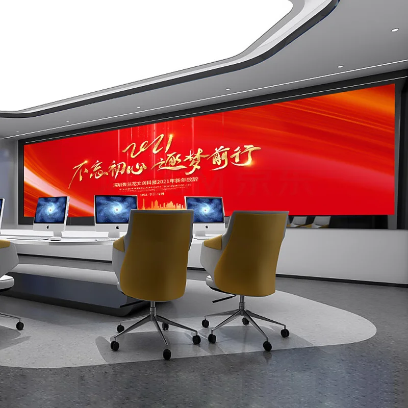 Panel Billboard LED P3 Full Color untuk Iklan Dalam Ruangan, Video Wall, Layar LED Gedung untuk Periklanan