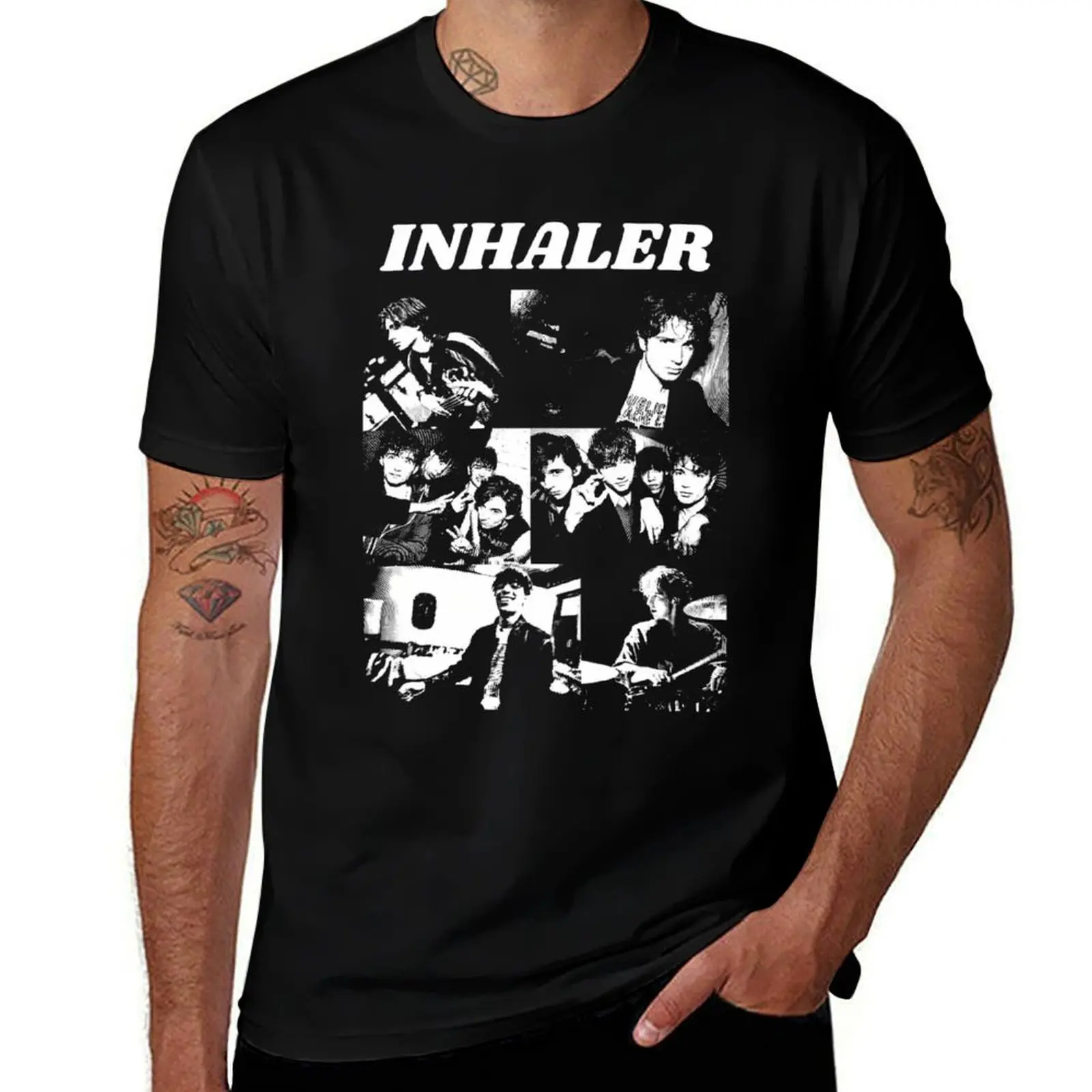 Inhaler T-Shirt vintage graphic tee tops boys animal print customs men graphic t shirts