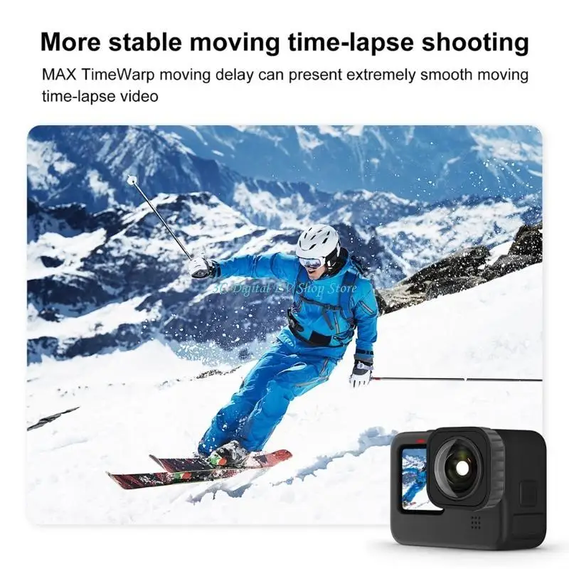 E74D LENS PARA HERO9 Sport Camera Ultra-largo Lens digital 155 graus-fov