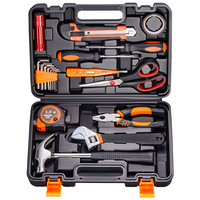 Complete Hardware Set Small Household Tool Kit with Portable Tool Storage Case Multi Functional Hand Durable Repair Tool Set