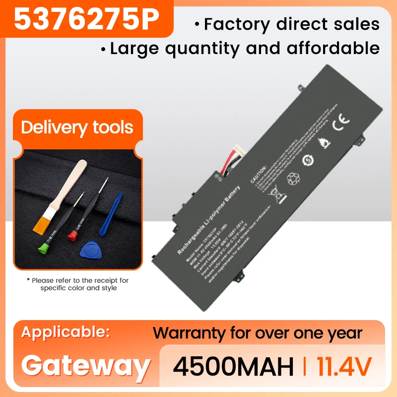 

UTL-509068-3S 509067 549067 5375275P 5376275P Laptop Battery For Gateway GWTN141 GWTN156 GWNC31514 NC51416 GWNR71517 GWCC71416