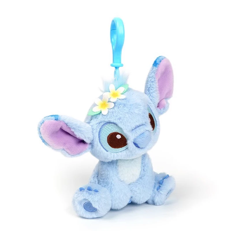 Disney Toy Story Stitch Kawaii Plush Doll Cartoon Stuffed Anime Keychain Pendant Strap Toys Car Keyring Birthday Gift For Boy