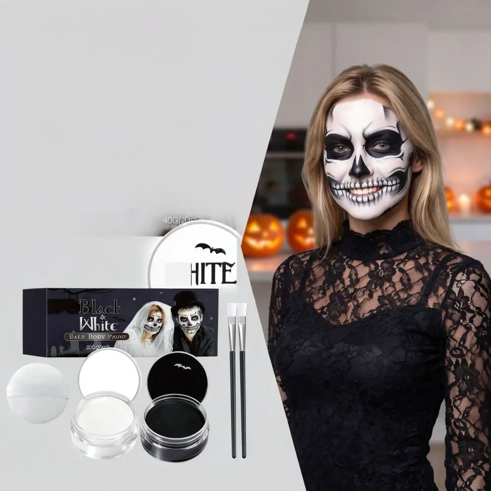 Face Body Paint Professional Makeup Pigment Kit For Halloween Cosplay Party Stage Performance Creative Art Supplies