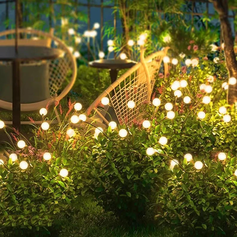 luzes solares led ao ar livre starburst impermeavel firefly lights lawn lights garden lamp path paisagem decorativa leds leds 10 leds 01