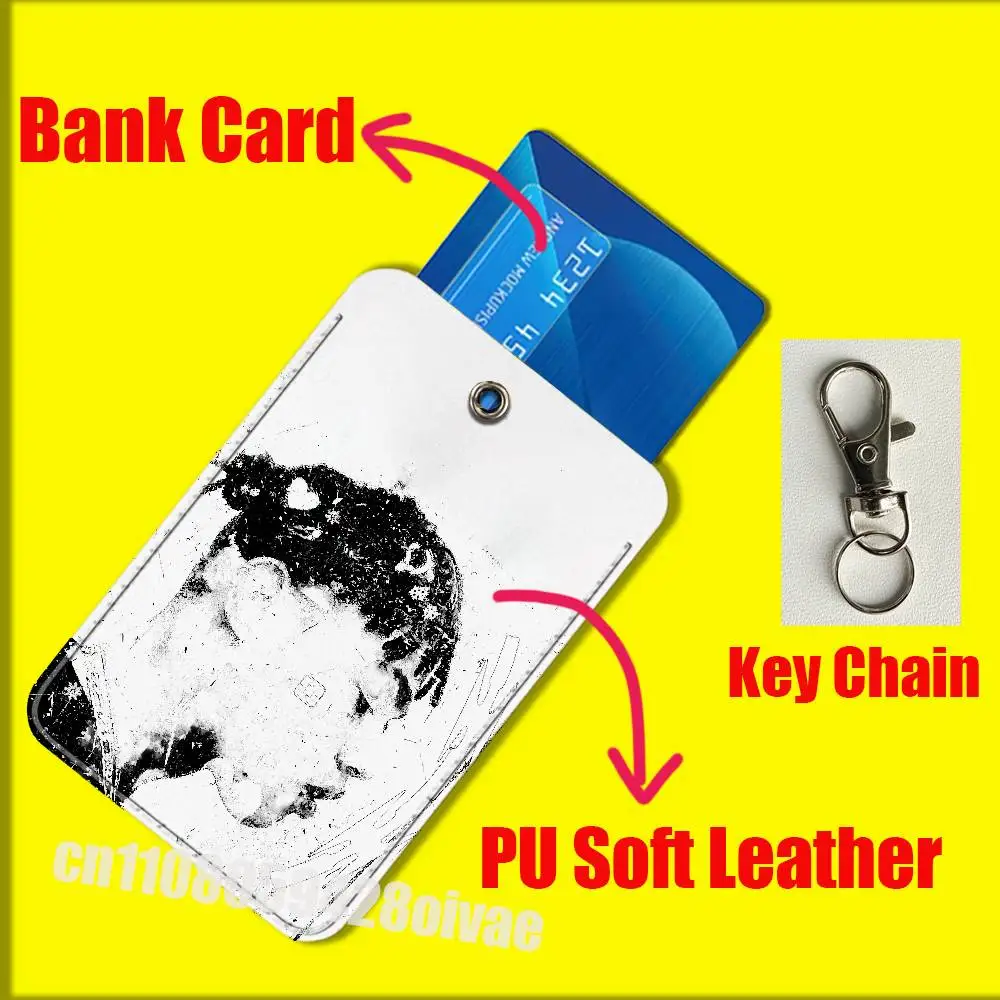 E-Ecco2K E Crest PXE 耐衝撃 ID クリップ クレジット銀行バッグ バス食事カードホルダー カバー ポケットオーナメント キーホルダー