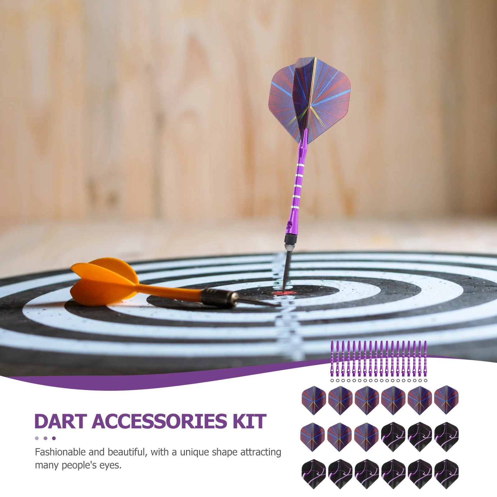 

18 комплектов аксессуаров для дартса, валы из алюминиевого сплава, уплотнительные кольца для полетов, портативные, прочные для профессионального бросания дартс
