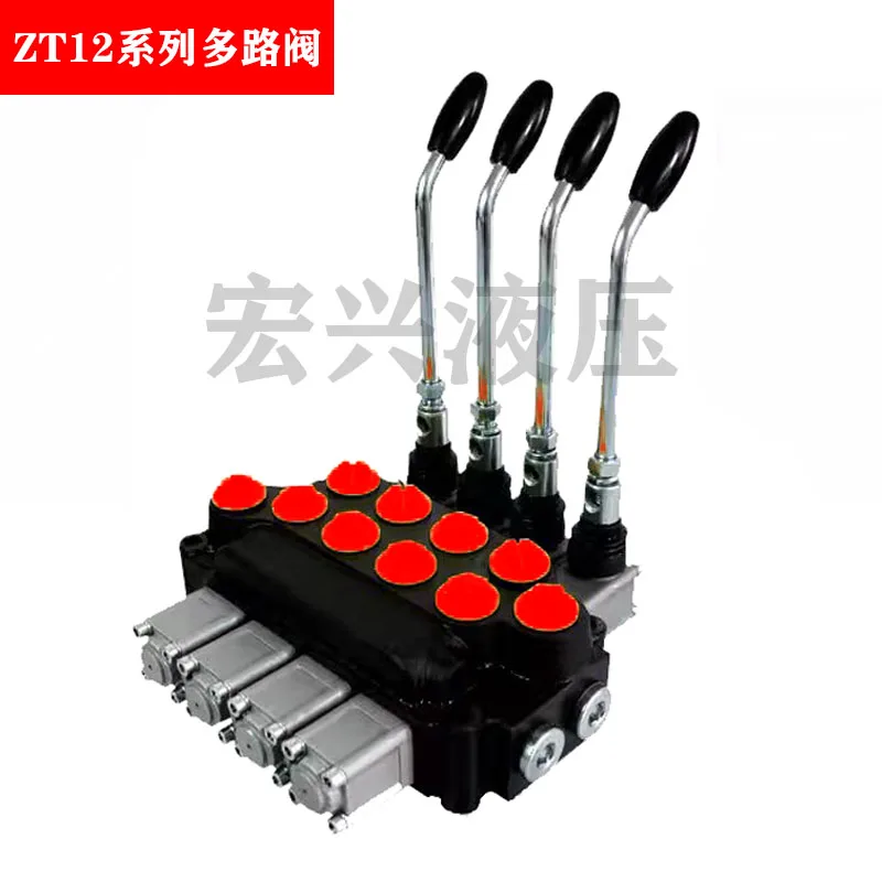 ZT12 two-way multi-way valve control tractor manual reversing valve one-way wrecker cylinder motor
